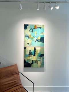 Cutting Corners - Mixed Media Acrylic Painting Abstract Expressionism, 2023