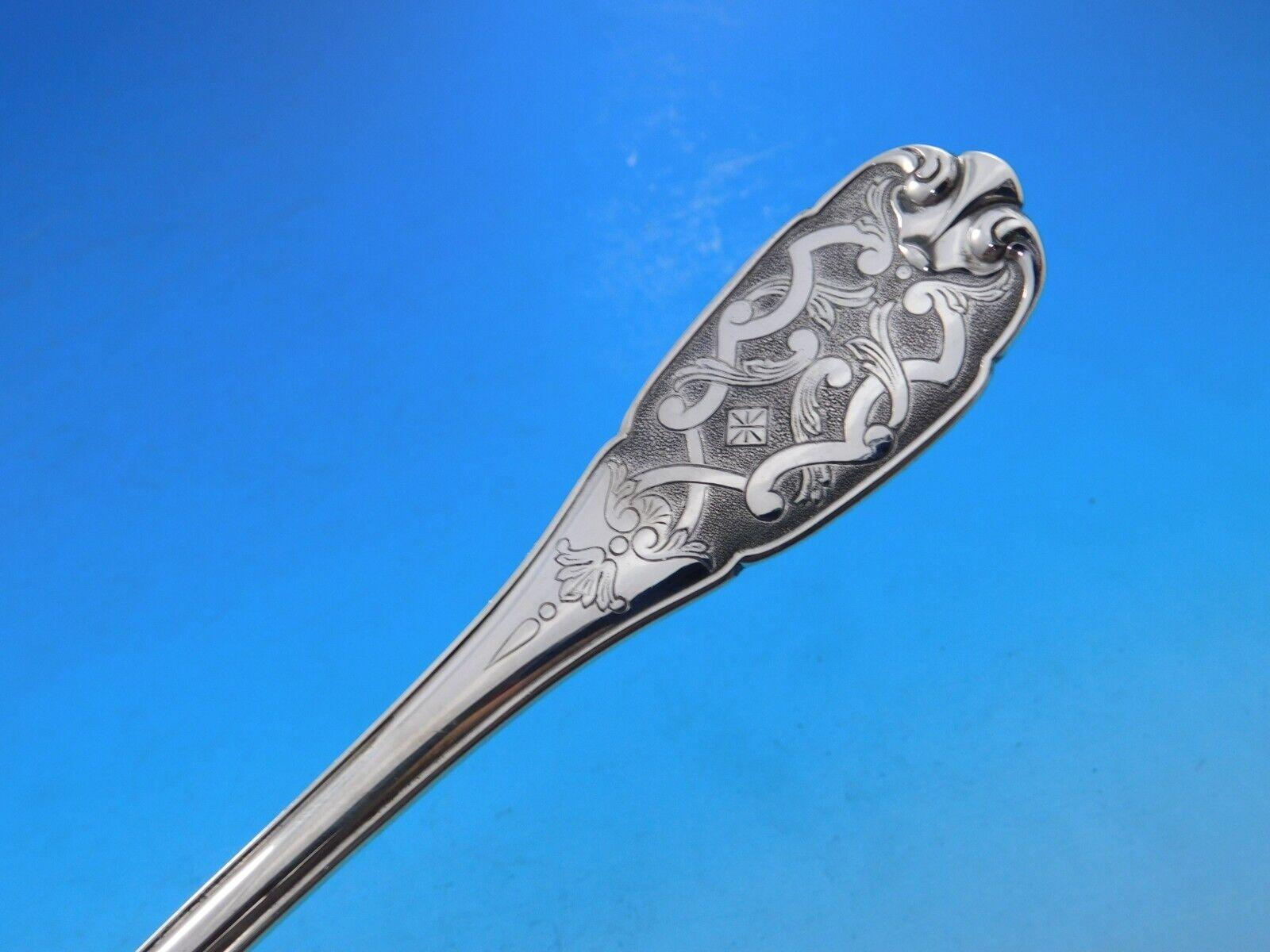 Art déco Service d'argenterie sterling français de 60 pièces Elysee par Puiforcat en vente