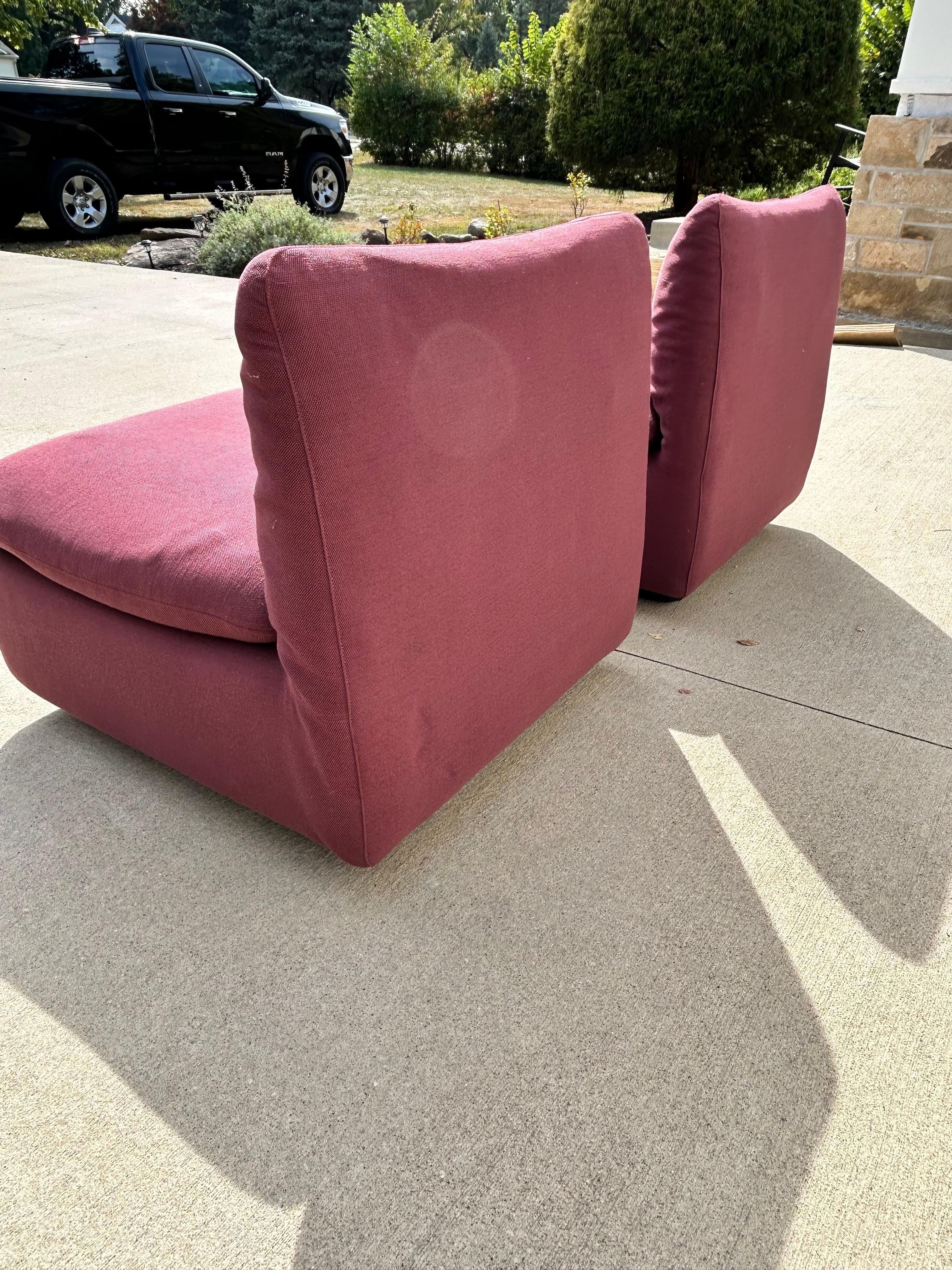 Elysee Ganging Chair sections by Steelcase circa 1980s-set of 2 in vendita 5