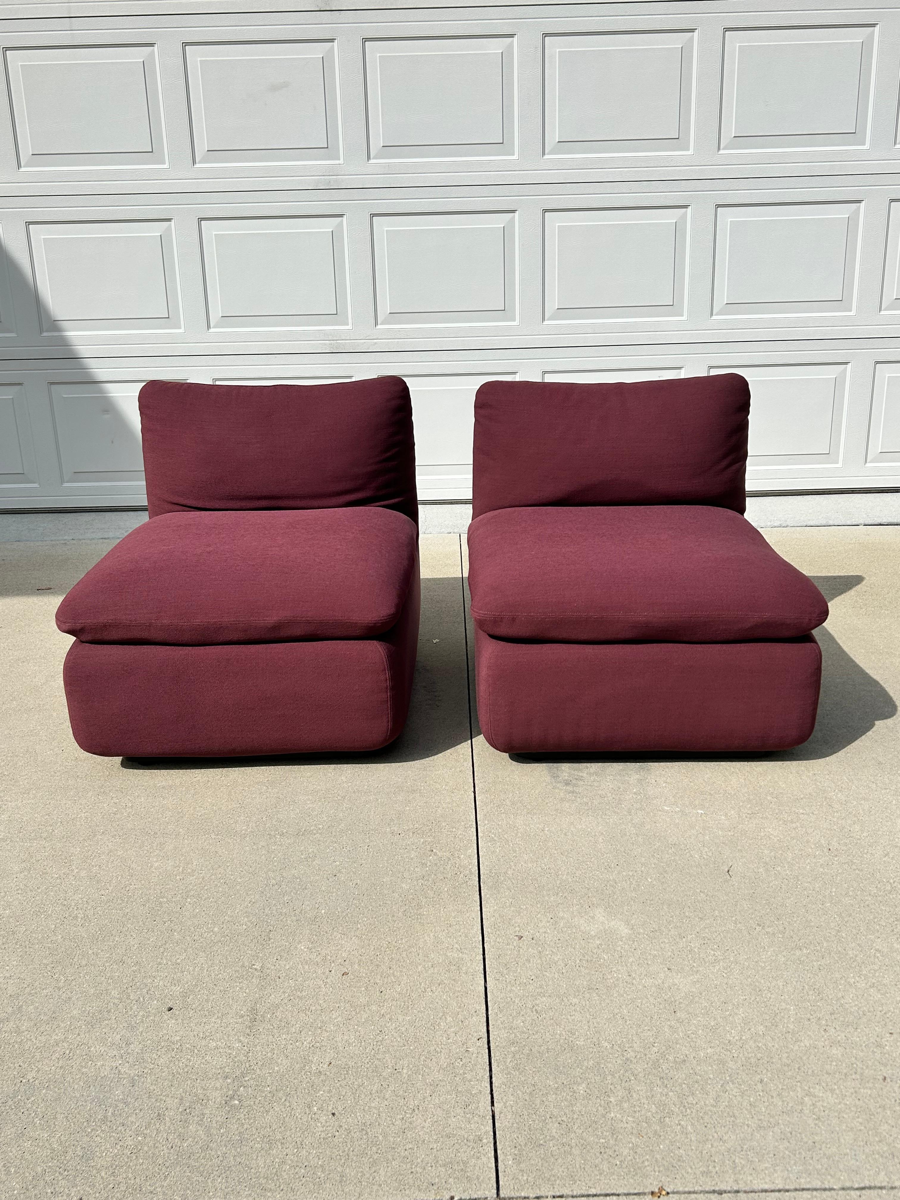Elysee Ganging Chair sections by Steelcase circa 1980s-set of 2 in vendita 1