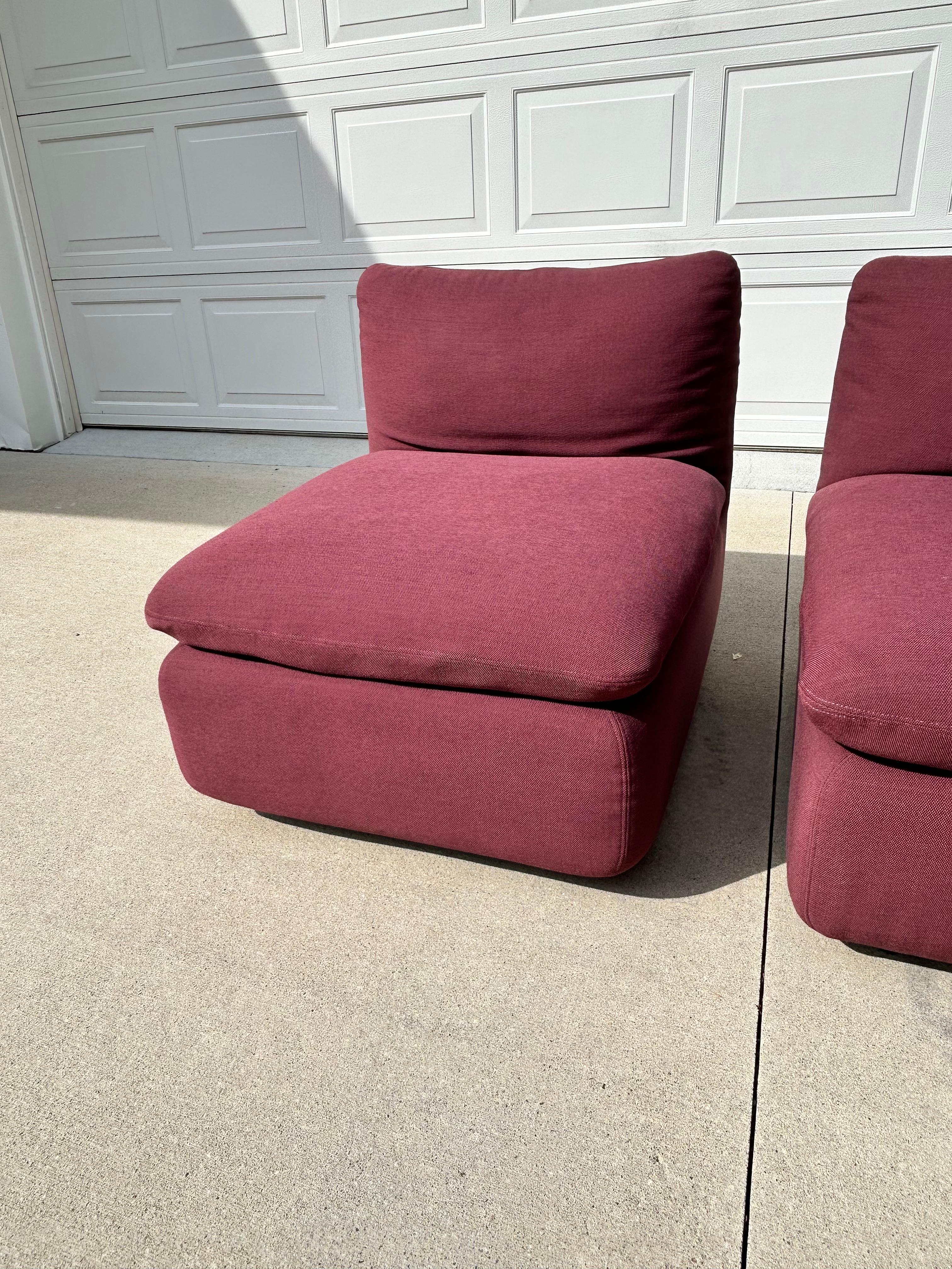 Elysee Ganging Chair sections by Steelcase circa 1980s-set of 2 in vendita 2