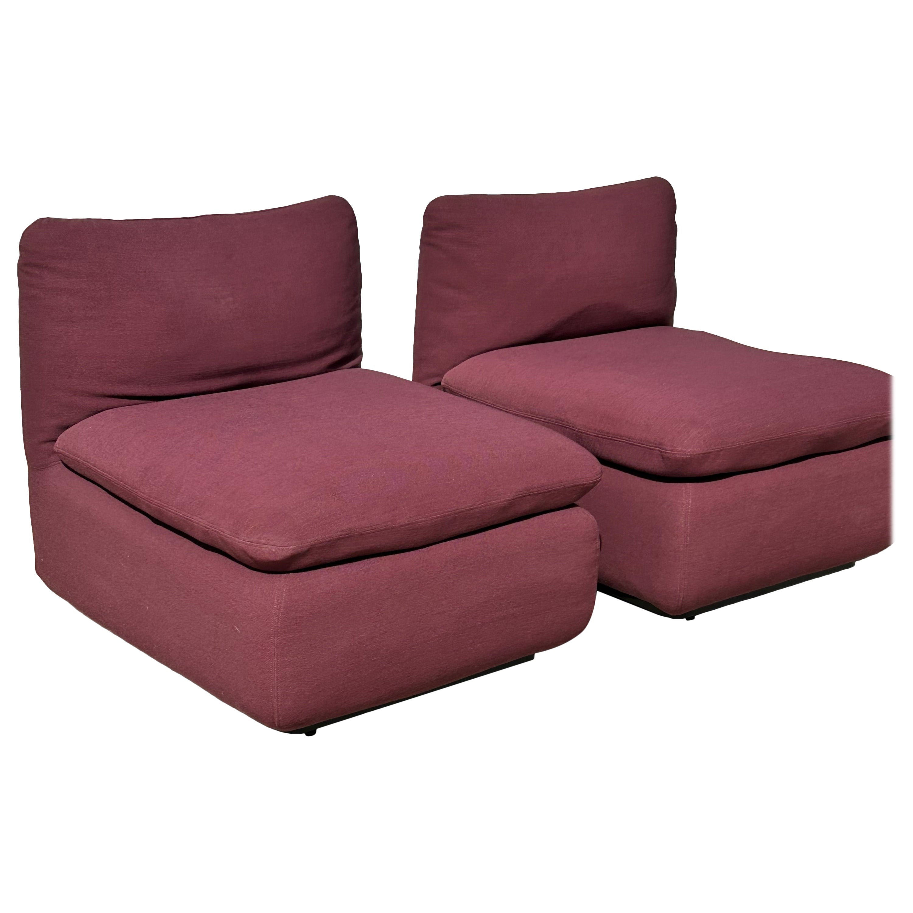 Elysee Ganging Chair sections by Steelcase circa 1980s-set of 2 in vendita