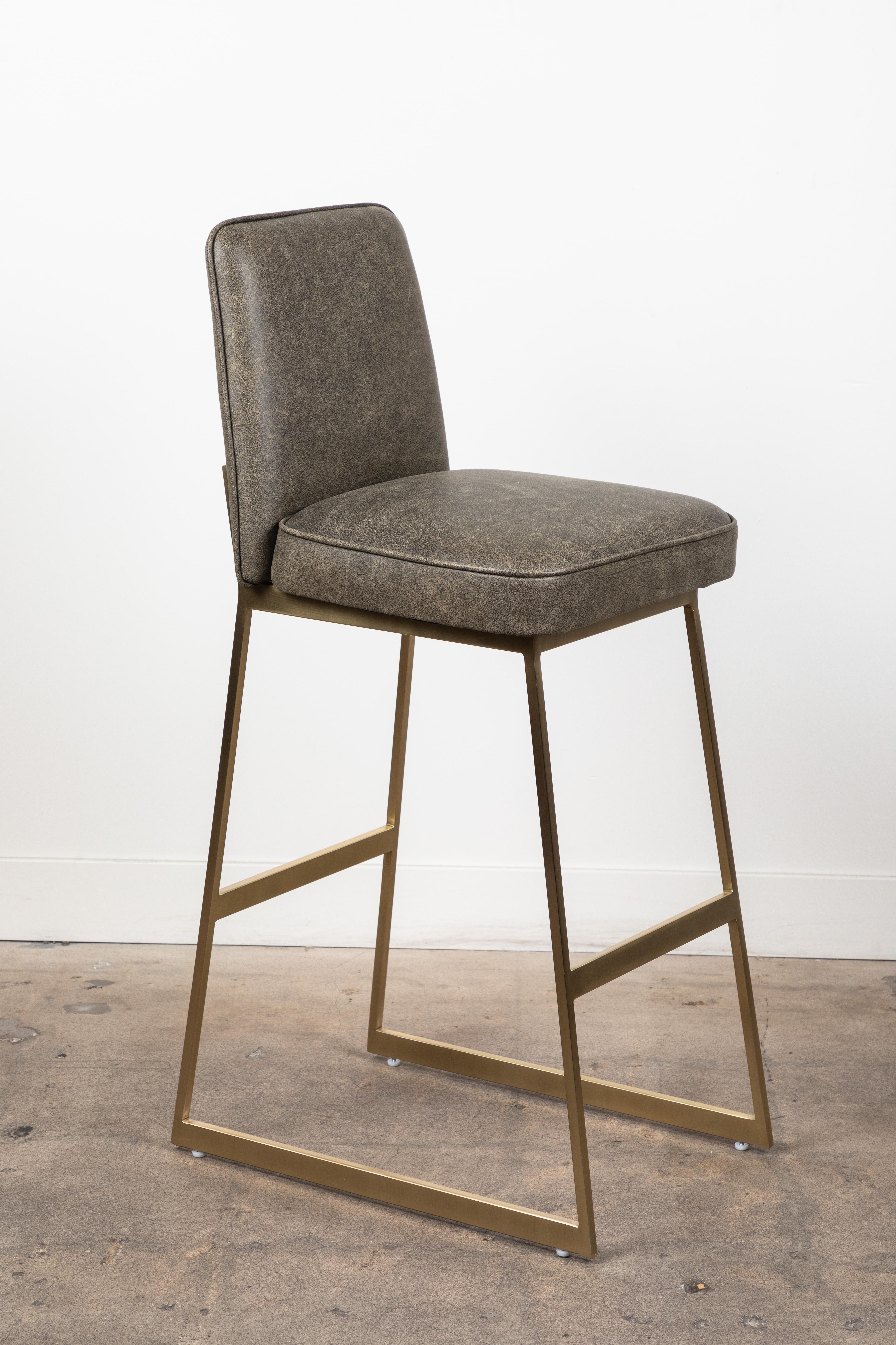 The Elysian barstool is a modern take on the Classic stool.

Available to order in customer's own material with a 6-8 week lead time. 

As shown: $1,502
To order: $1,250 + COM.
 
