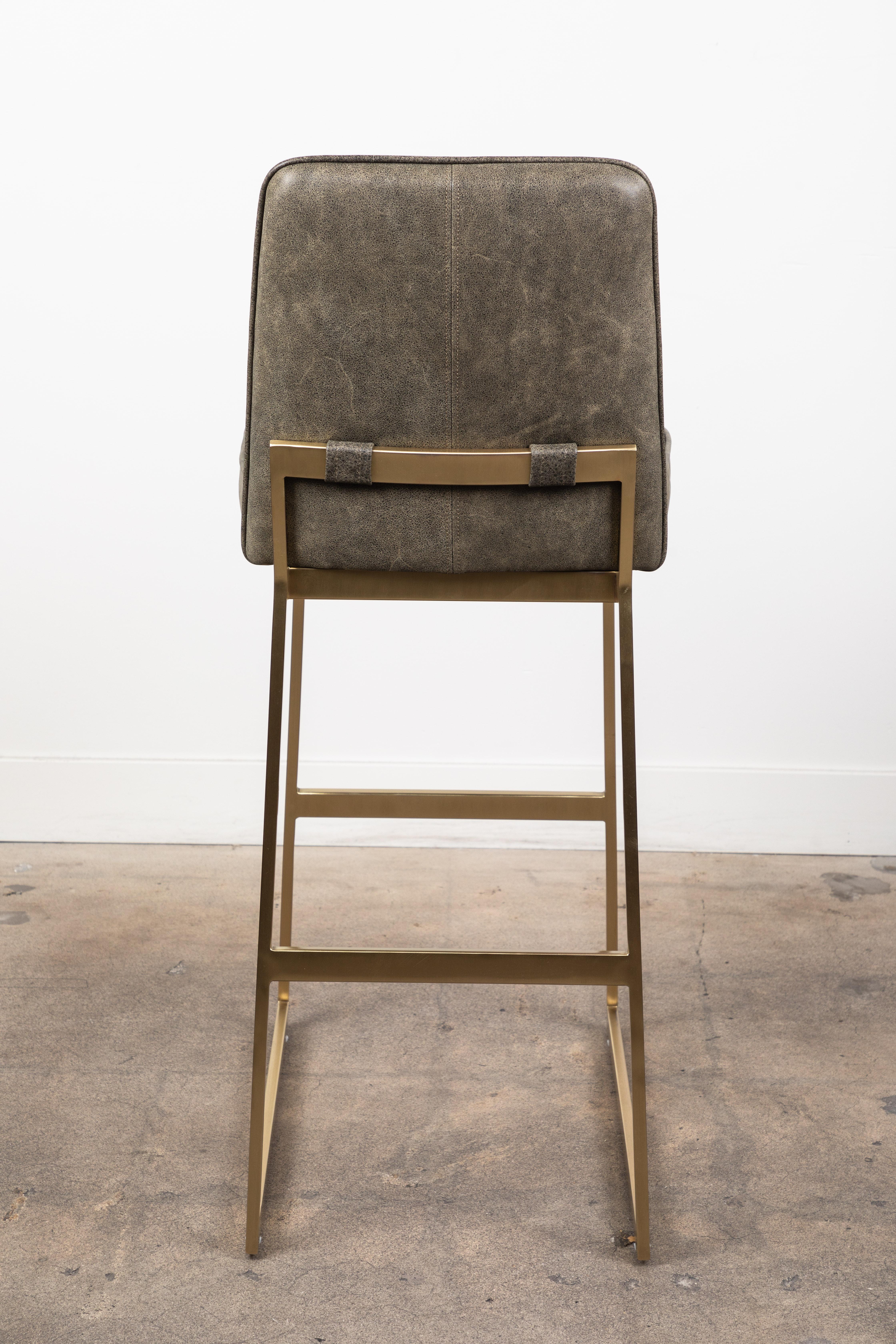 Elysian Barstool by Lawson-Fenning In Excellent Condition In Los Angeles, CA