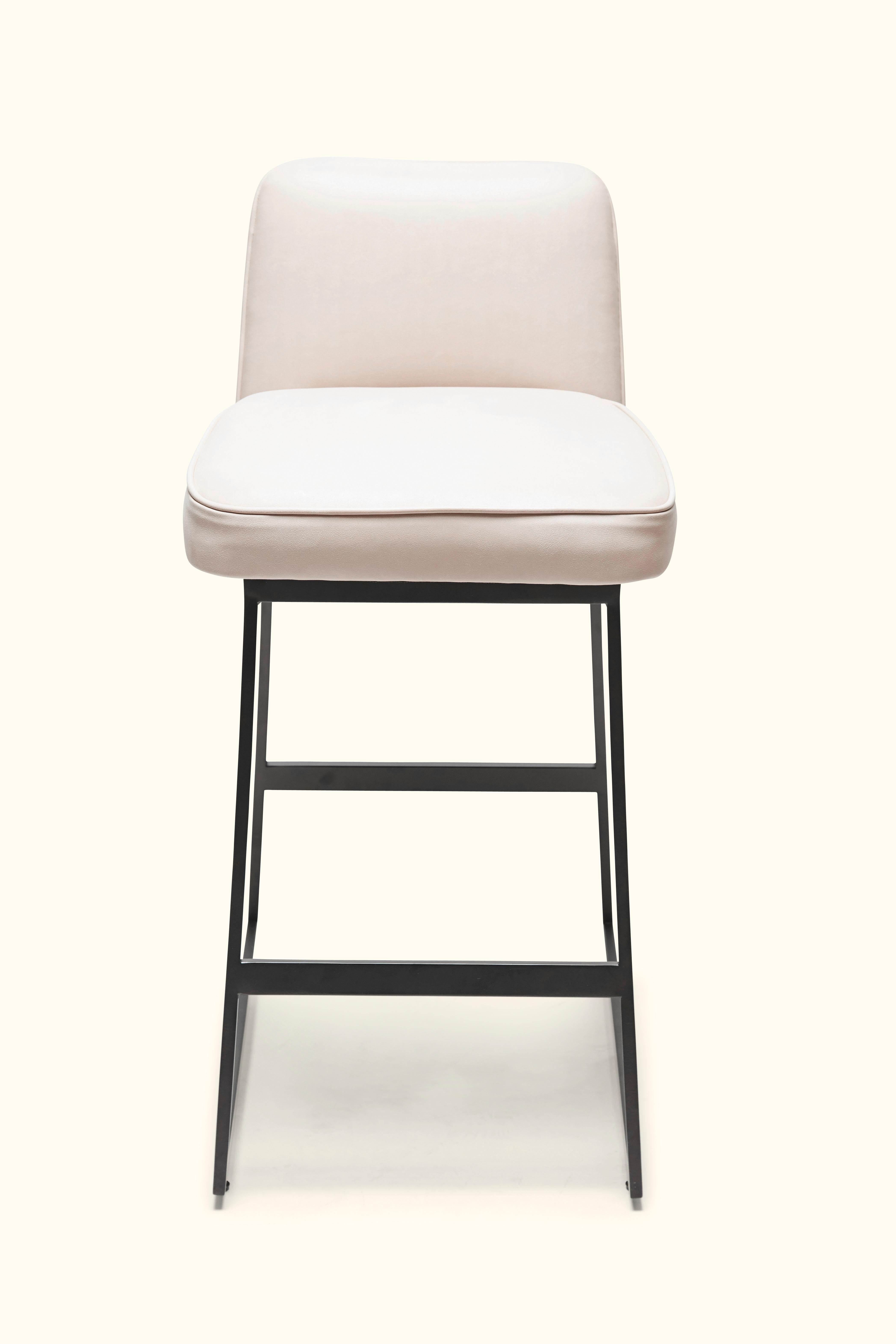 American Elysian Counter Stool, Lowback by Lawson-Fenning