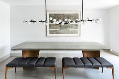 Elysian Dining Table Large, Sculptural and Modern in Walnut