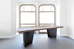 Elysian Dining Table Small, Sculptural and Modern in Eucalyptus