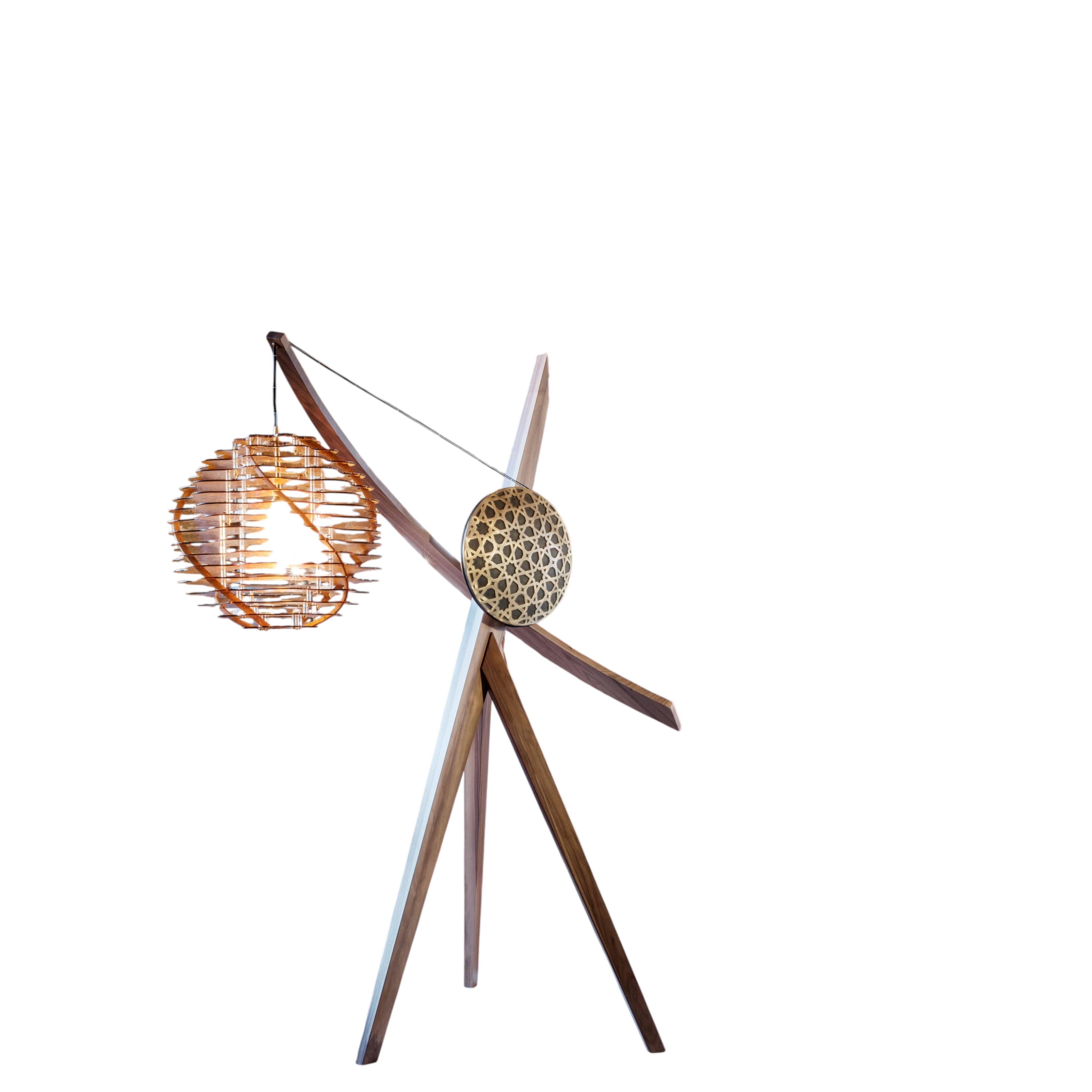 Elysian Sculptural Standing Lamp by Katia Luna Benaï