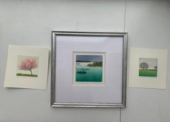 Three prints in frame by Elzbieta Bocianowska