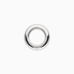 E.M. Diamond Channel Ring in 18K White Gold