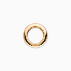 E.M. Diamond Channel Ring in 18K Yellow Gold