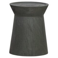 EM side table, Rough Green Monkey Pod finishing