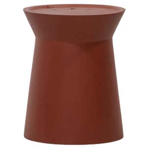EM side table, Solid Red Monkey Pod finishing For Sale at 1stDibs