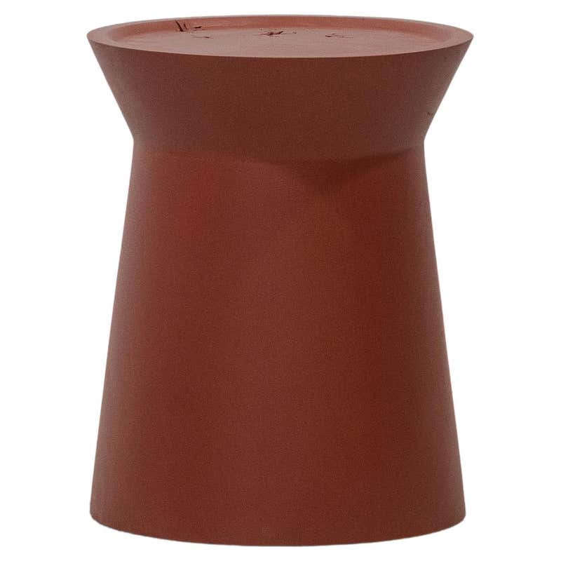 MONA stool, River Blue Monkey Pod finishing For Sale at 1stDibs