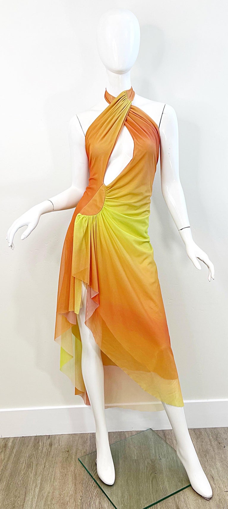 ema savahl cocktail dresses English Garden Halter Gown S