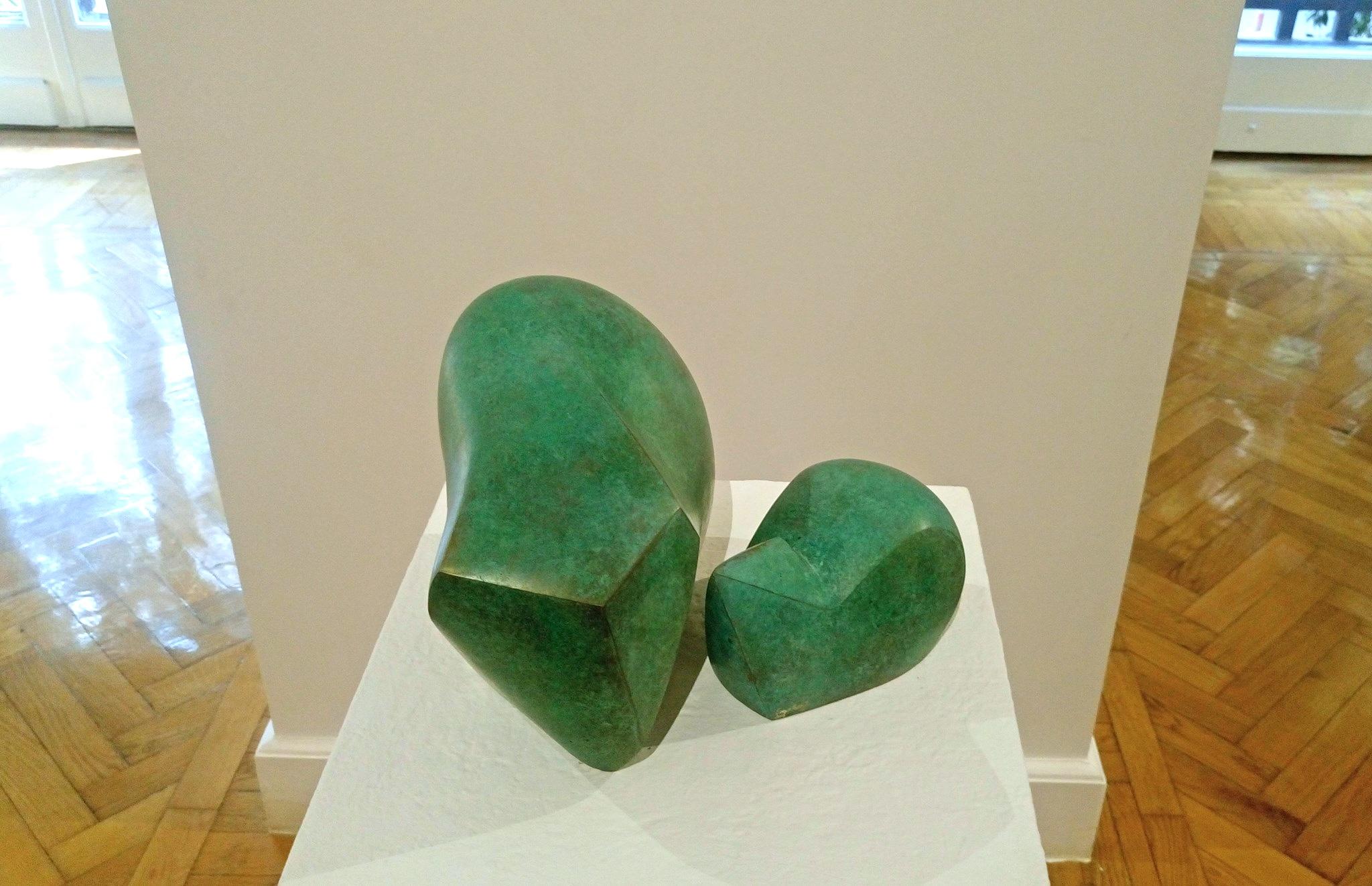 Scultura astratta in bronzo 