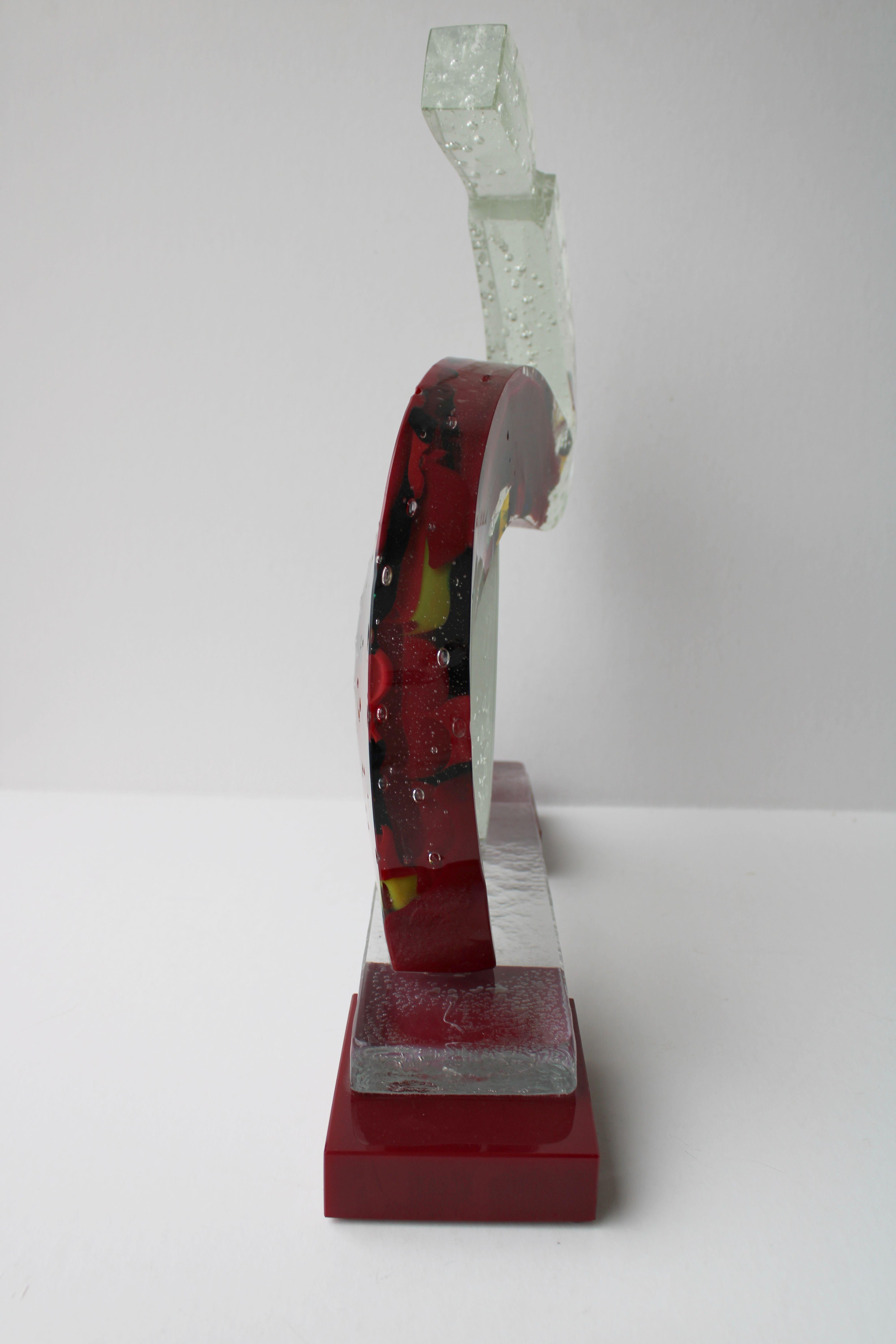 Muse. Glass, 41x45x11 cm For Sale 1