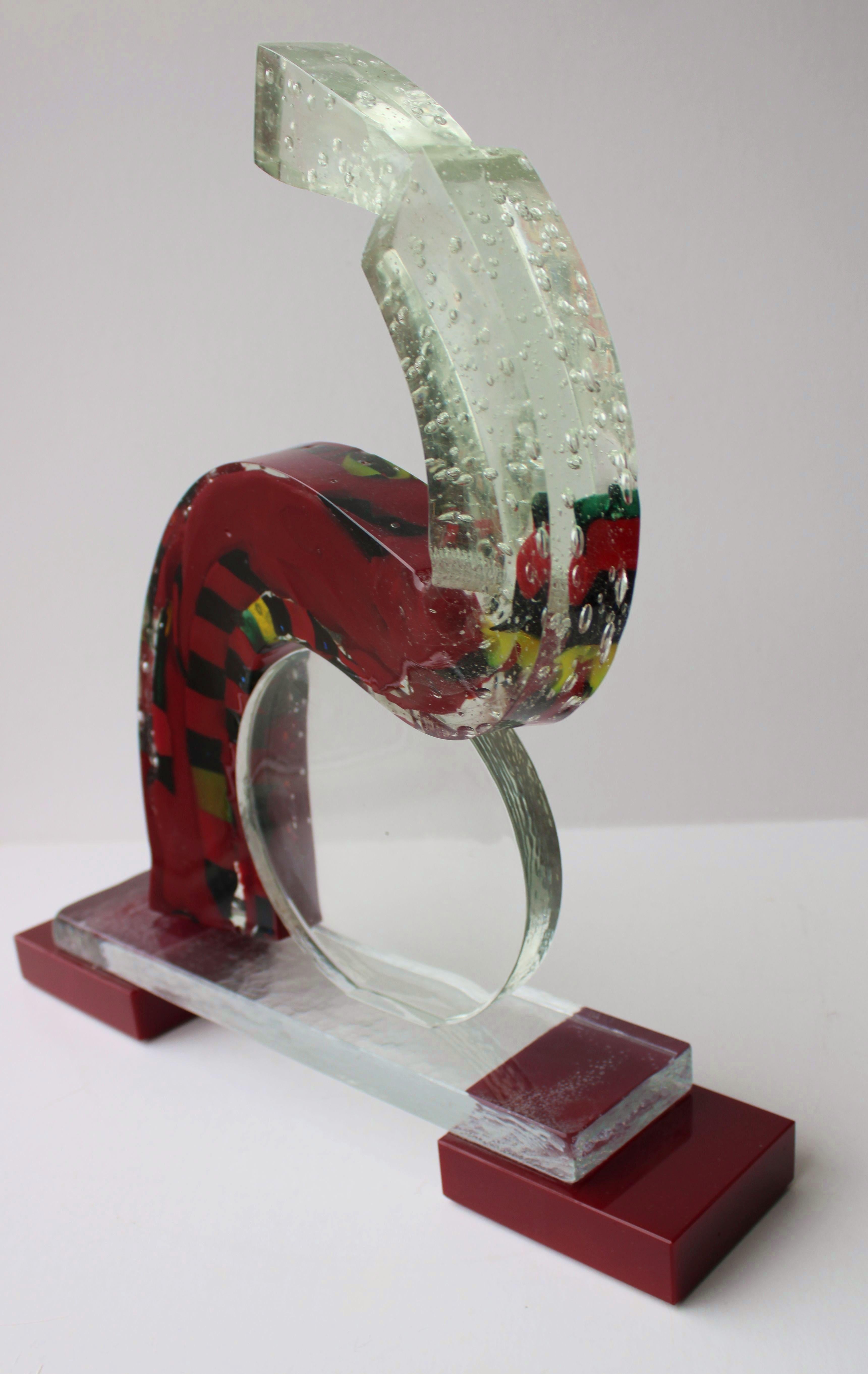 Muse. Glass, 41x45x11 cm For Sale 2