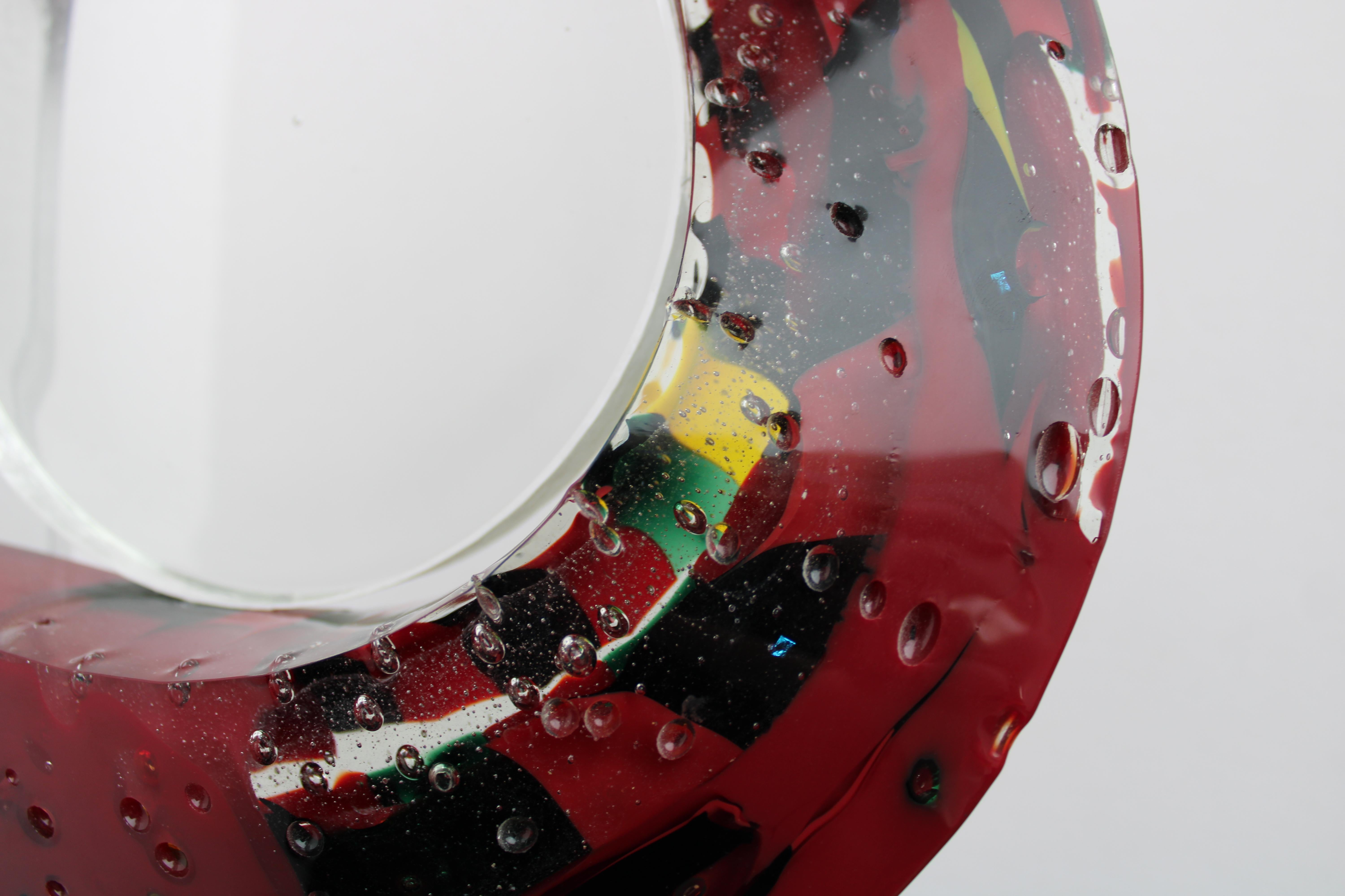 Muse. Glass, 41x45x11 cm For Sale 5