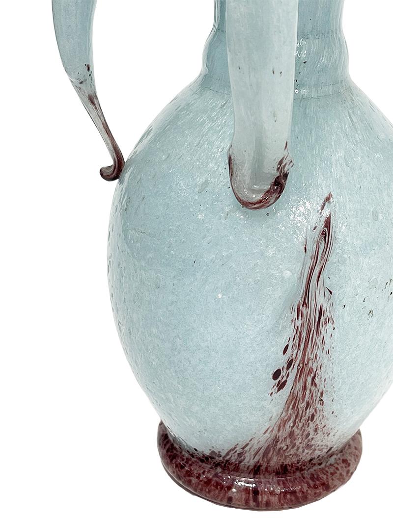 Glass Emanuel Beranek, Vase, 1940s For Sale