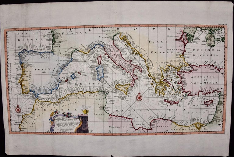 1700s “Map of the World” Remarkable Vintage Style Map - 20x24