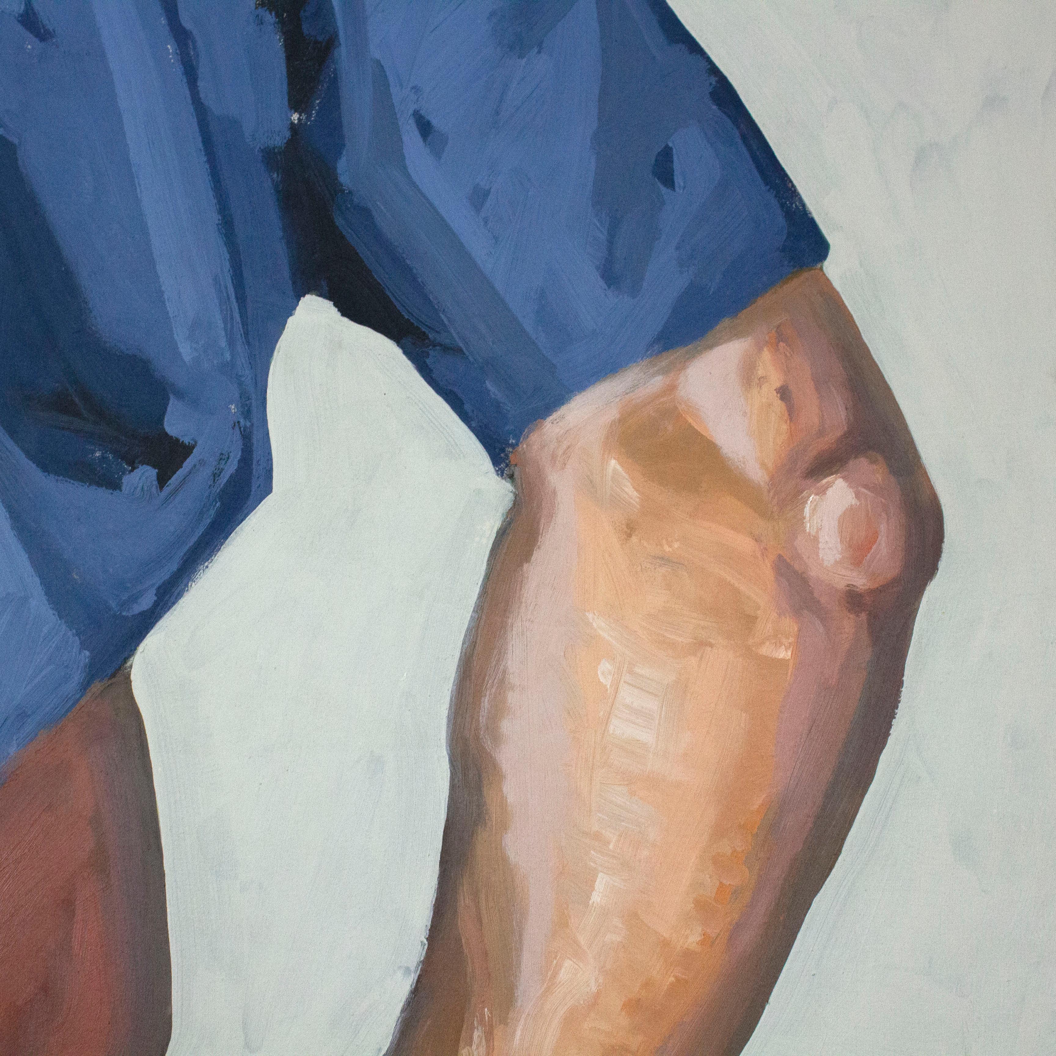 Emanuel de Sousa, Pants on, 21st Century, Figurative Painting In Good Condition For Sale In Lisbon, PT