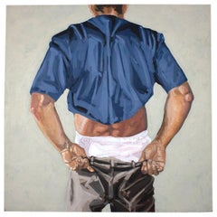 Emanuel de Sousa, Pants on, 21st Century, Figurative Painting