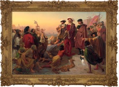 Return Of Columbus In Chains To Cadiz By Emanuel Leutze