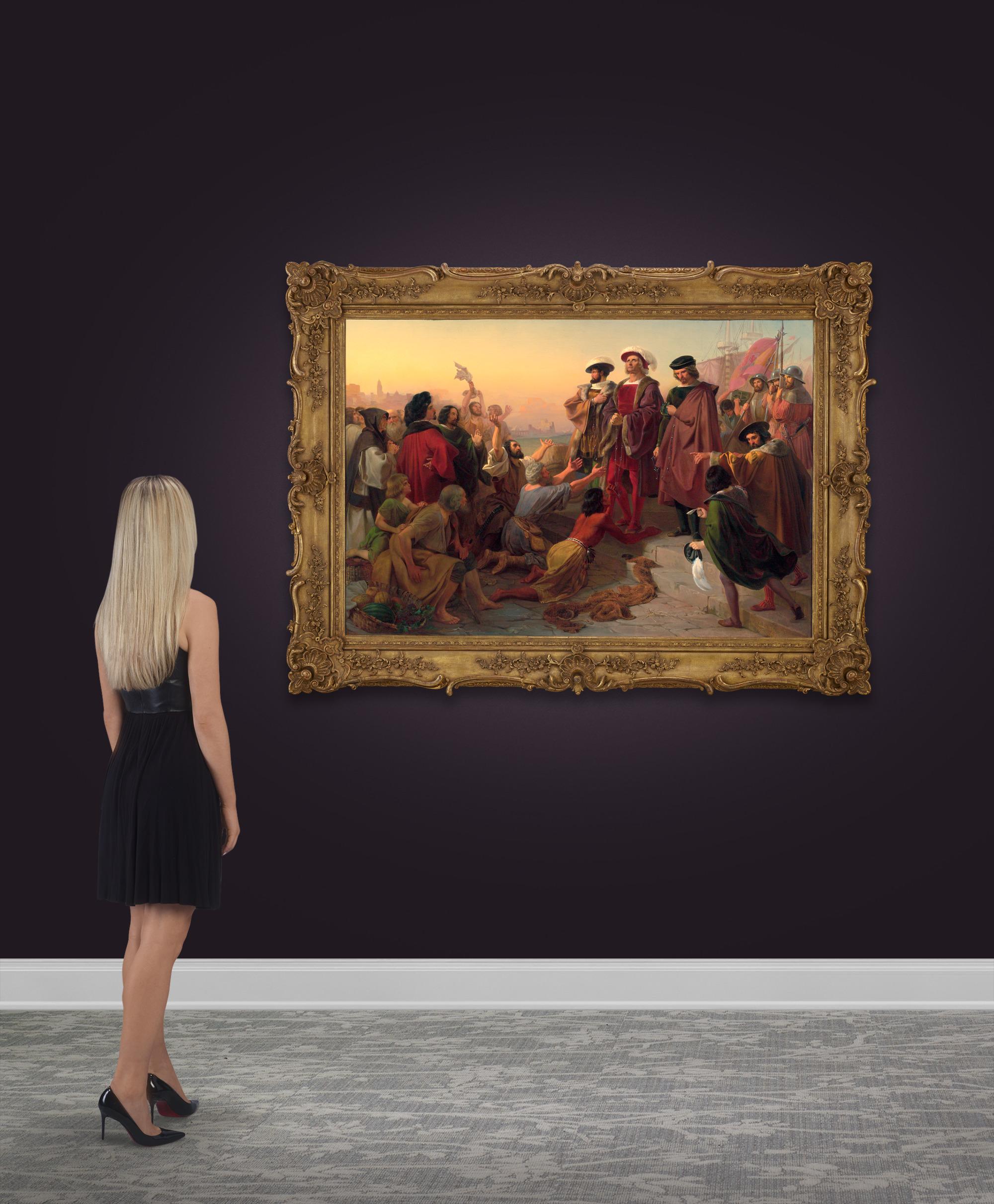 Retour de Colomb à Cadiz par Emanuel Leutze 5