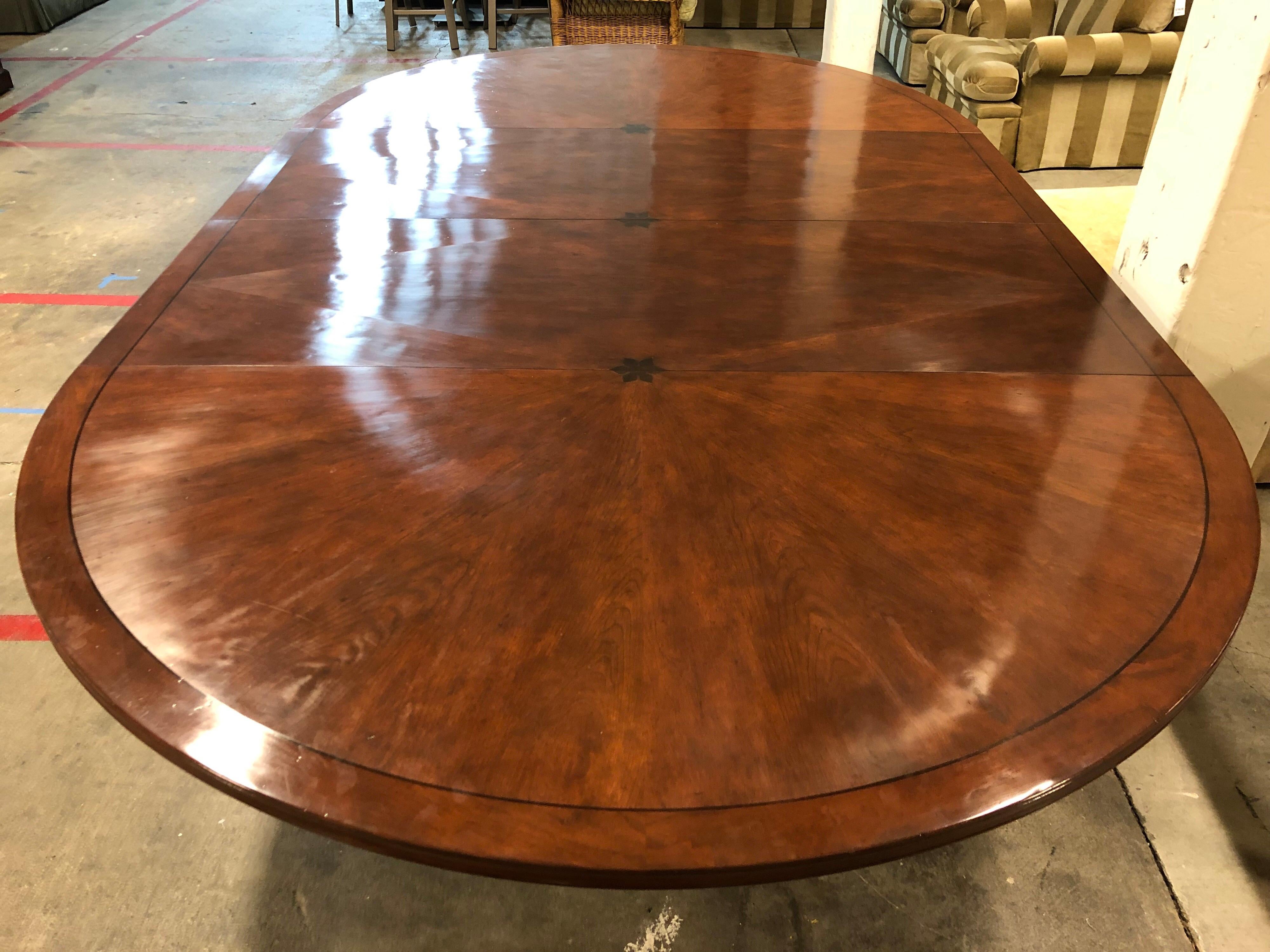 Emanuel Morez Galloway Dining Table and Two Extensions For Sale 2