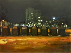 Glass recycling point