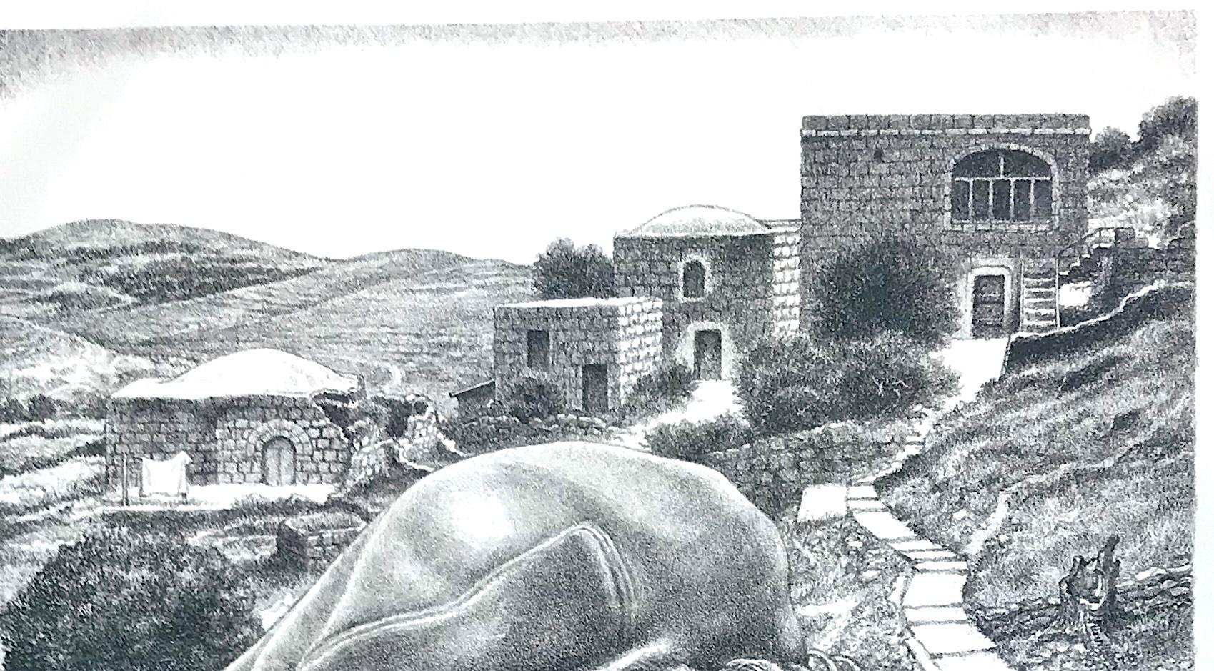 stone signed lithograph