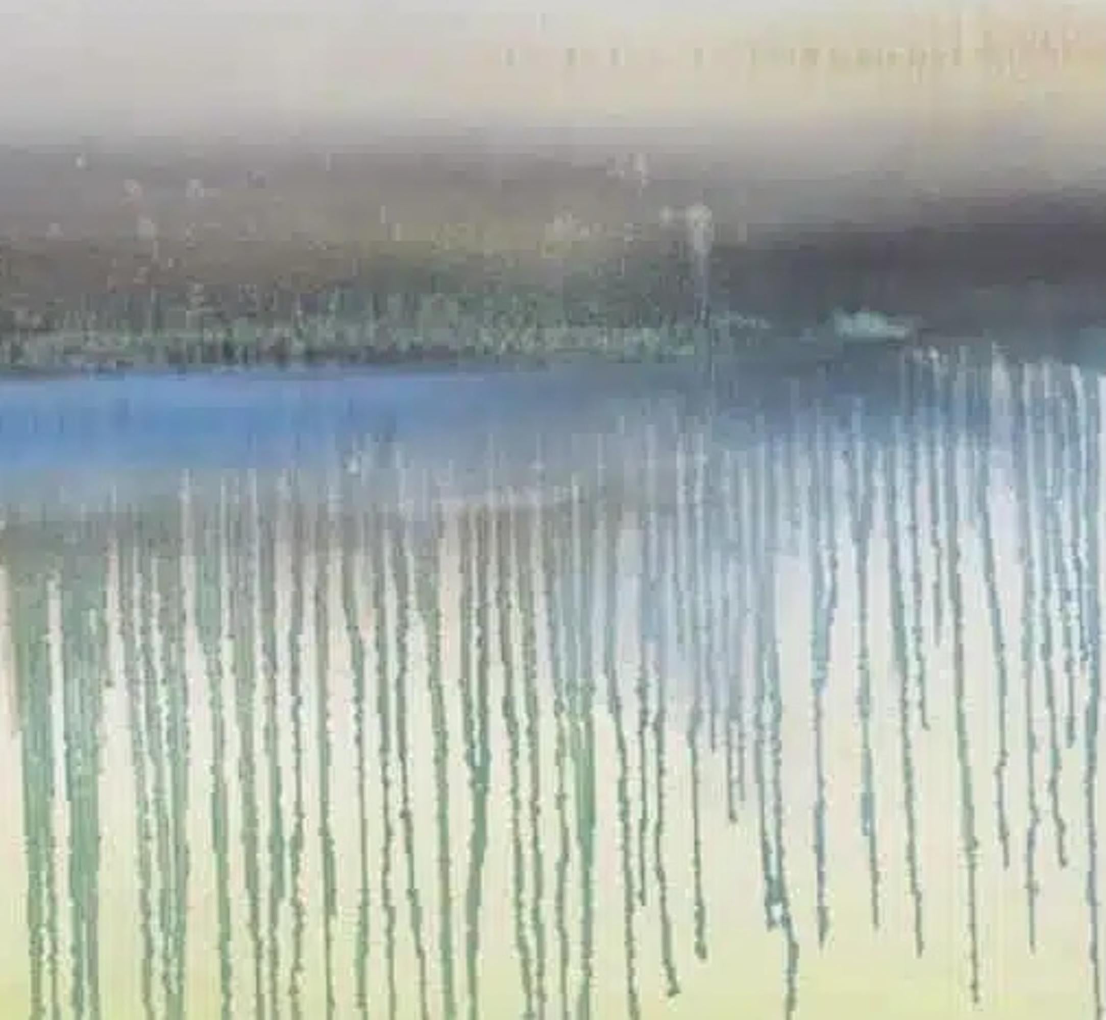 Brouillard II par Emanuel Schulze - Peinture à l'huile, abstraite, goutte à goutte, onirique en vente 4