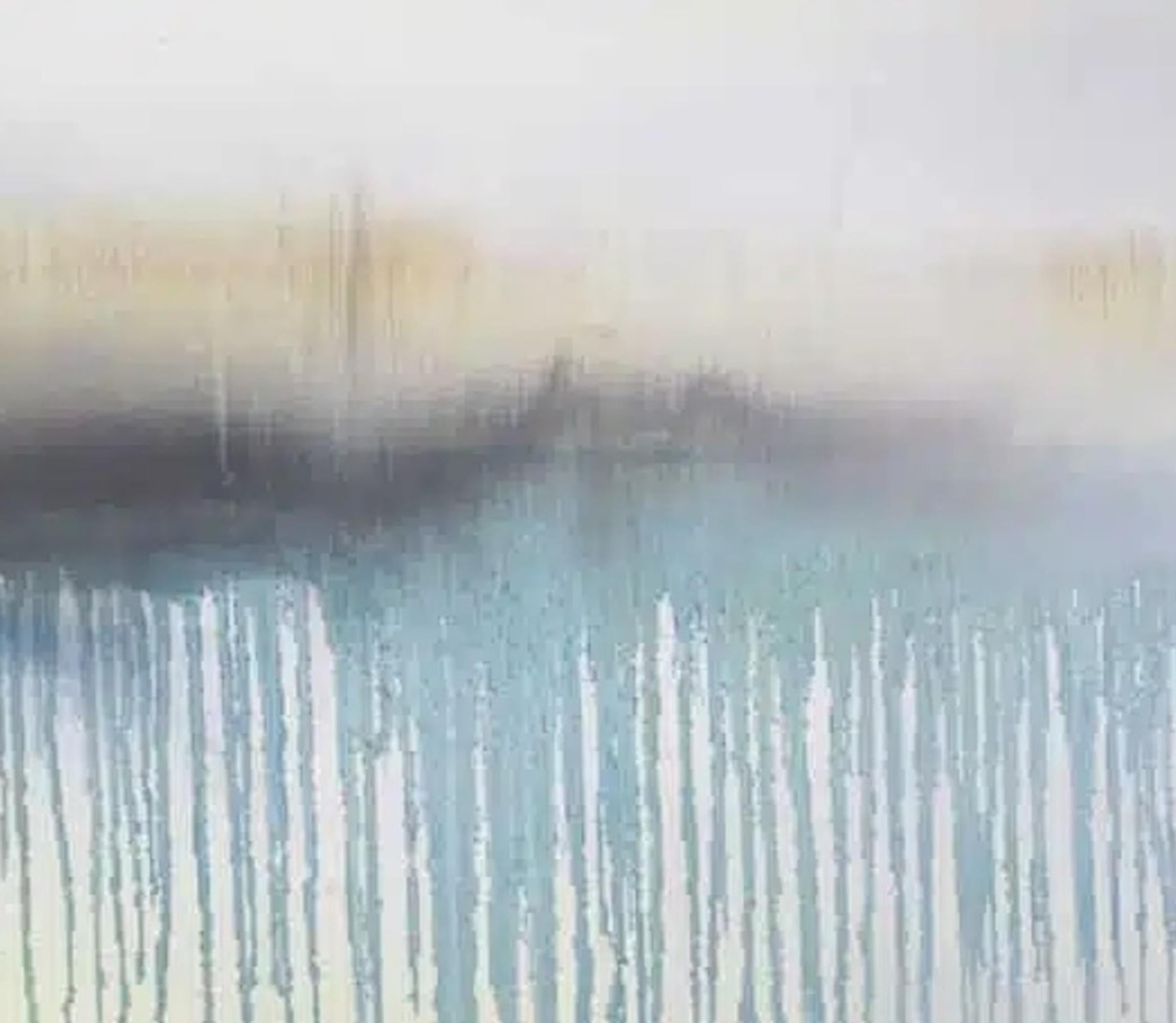 Brouillard II par Emanuel Schulze - Peinture à l'huile, abstraite, goutte à goutte, onirique en vente 5