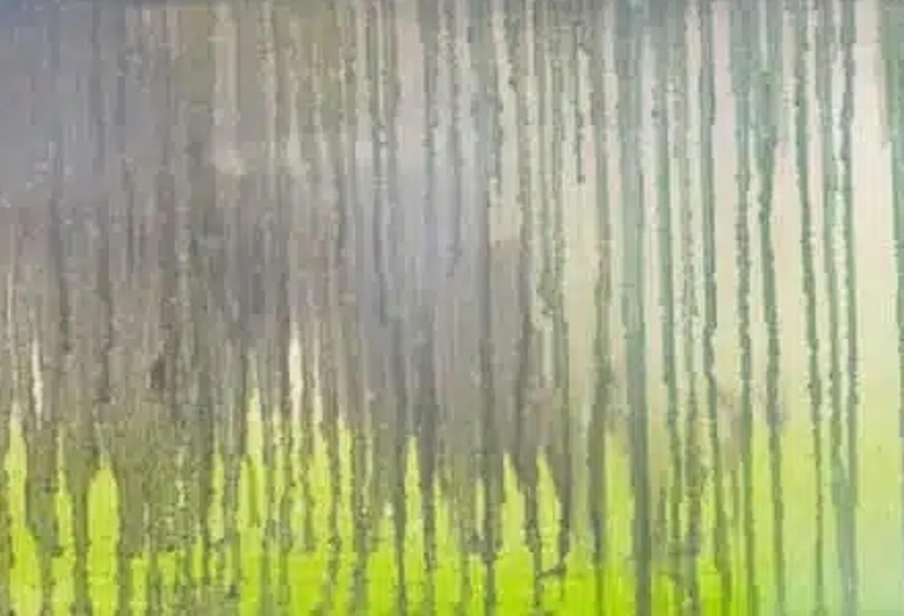Brouillard II par Emanuel Schulze - Peinture à l'huile, abstraite, goutte à goutte, onirique en vente 6