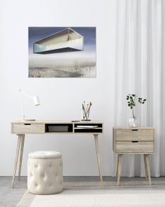 Gravit by Emanuel Schulze - Óleo semiabstracto, tonos tierra, neutros