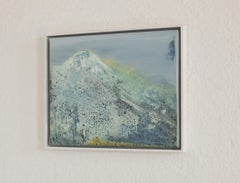 Kroatia III by Emanuel Schulze - Semi-abstract oil painting, earth tones, yellow