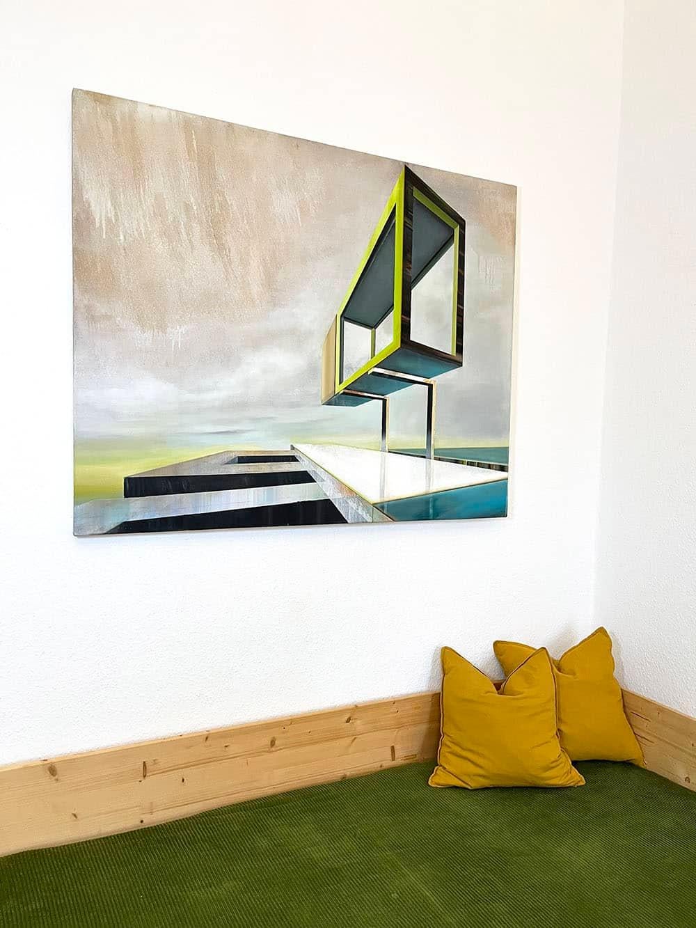 Nimius von Emanuel Schulze - Architektur und Landschaft Ölgemälde im Angebot 6