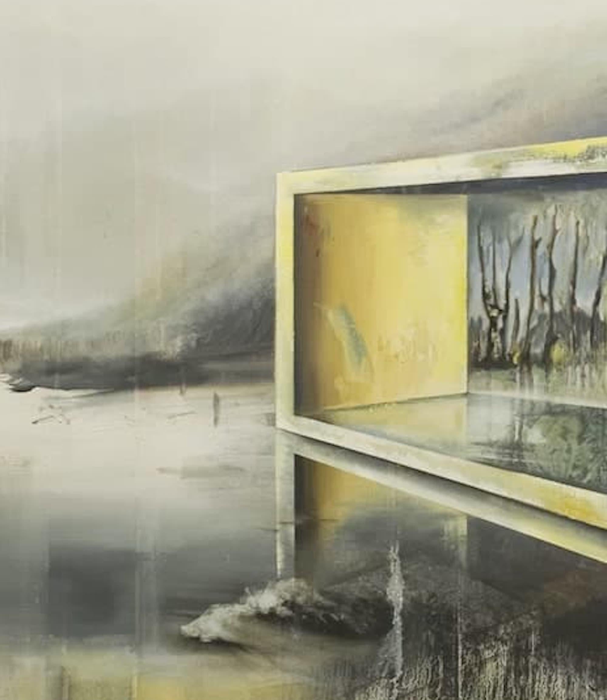 Wandelsgrund by Emanuel Schulze - Arquitectura y paisaje al óleo en venta 2
