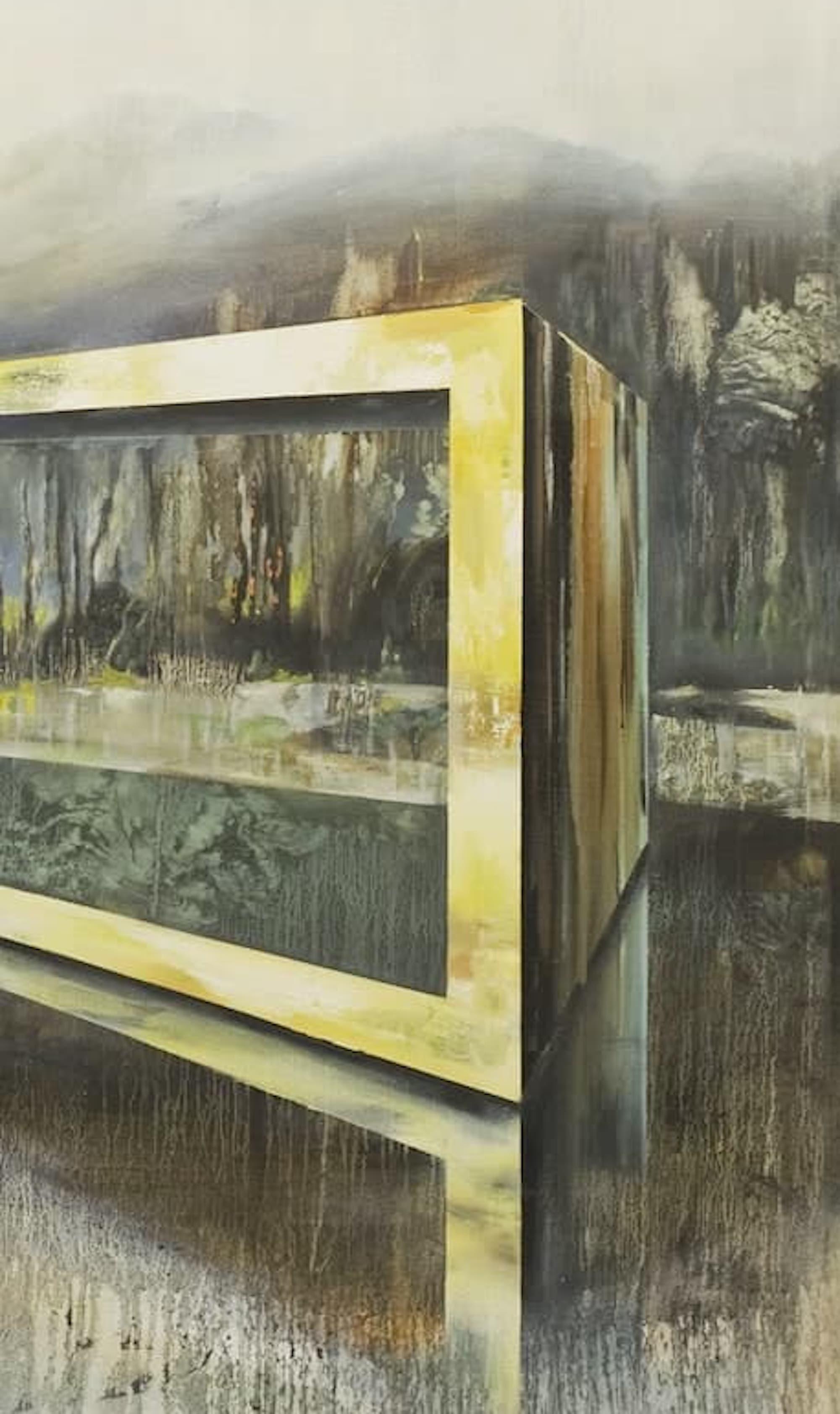 Wandelsgrund von Emanuel Schulze - Architektur- und Landschafts-Ölgemälde im Angebot 3