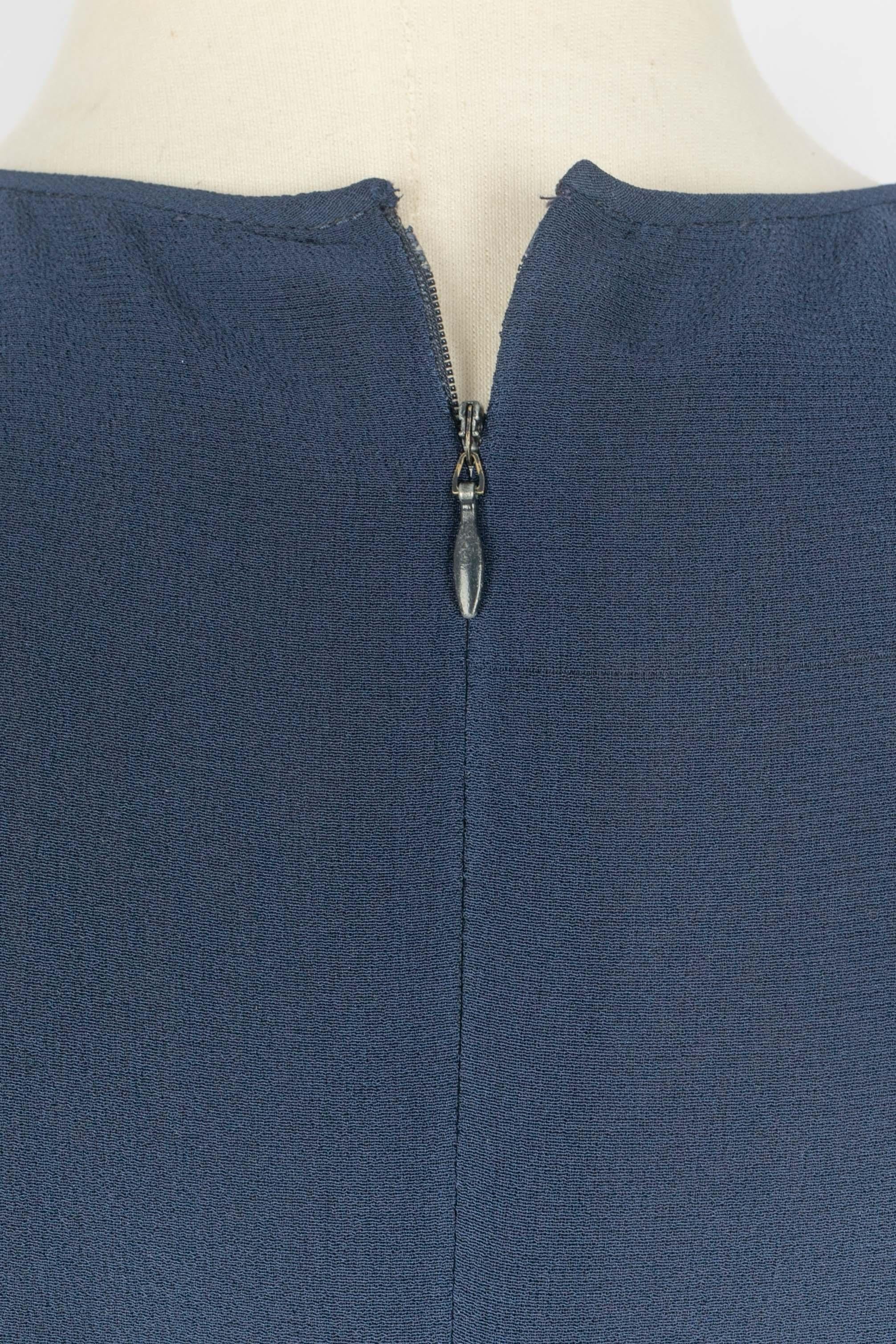 Vestido azul de Emanuel Ungaro en venta 1
