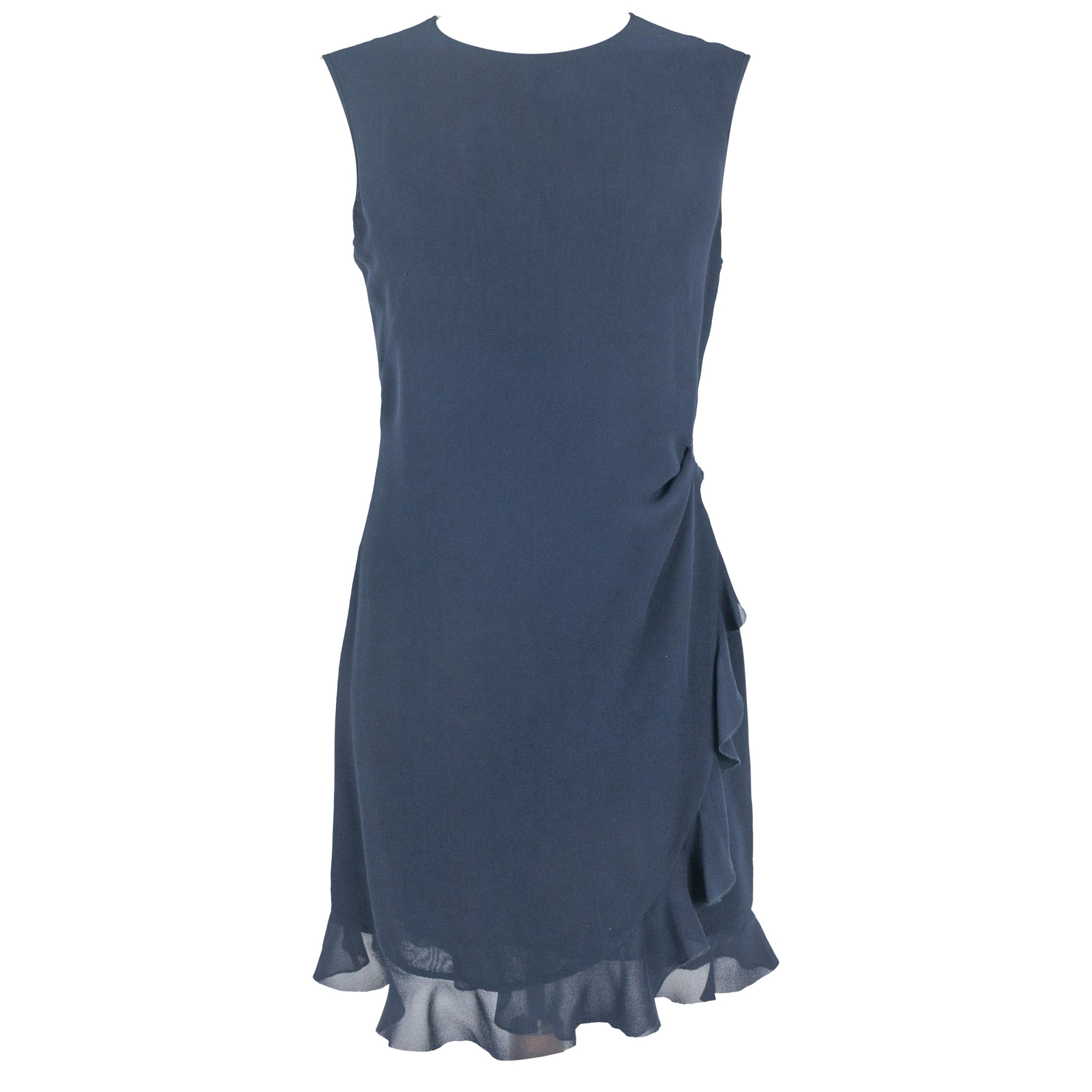Emanuel Ungaro blaues Kleid im Angebot