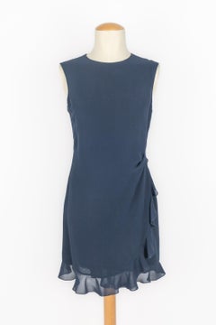 Vestido azul de Emanuel Ungaro