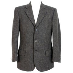 Emanuel Ungaro Brown Wool Classic Jacket