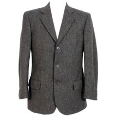 Emanuel Ungaro Brown Wool Classic Jacket 