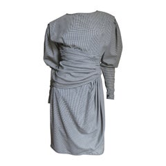 Emanuel Ungaro - Robe drapée à carreaux