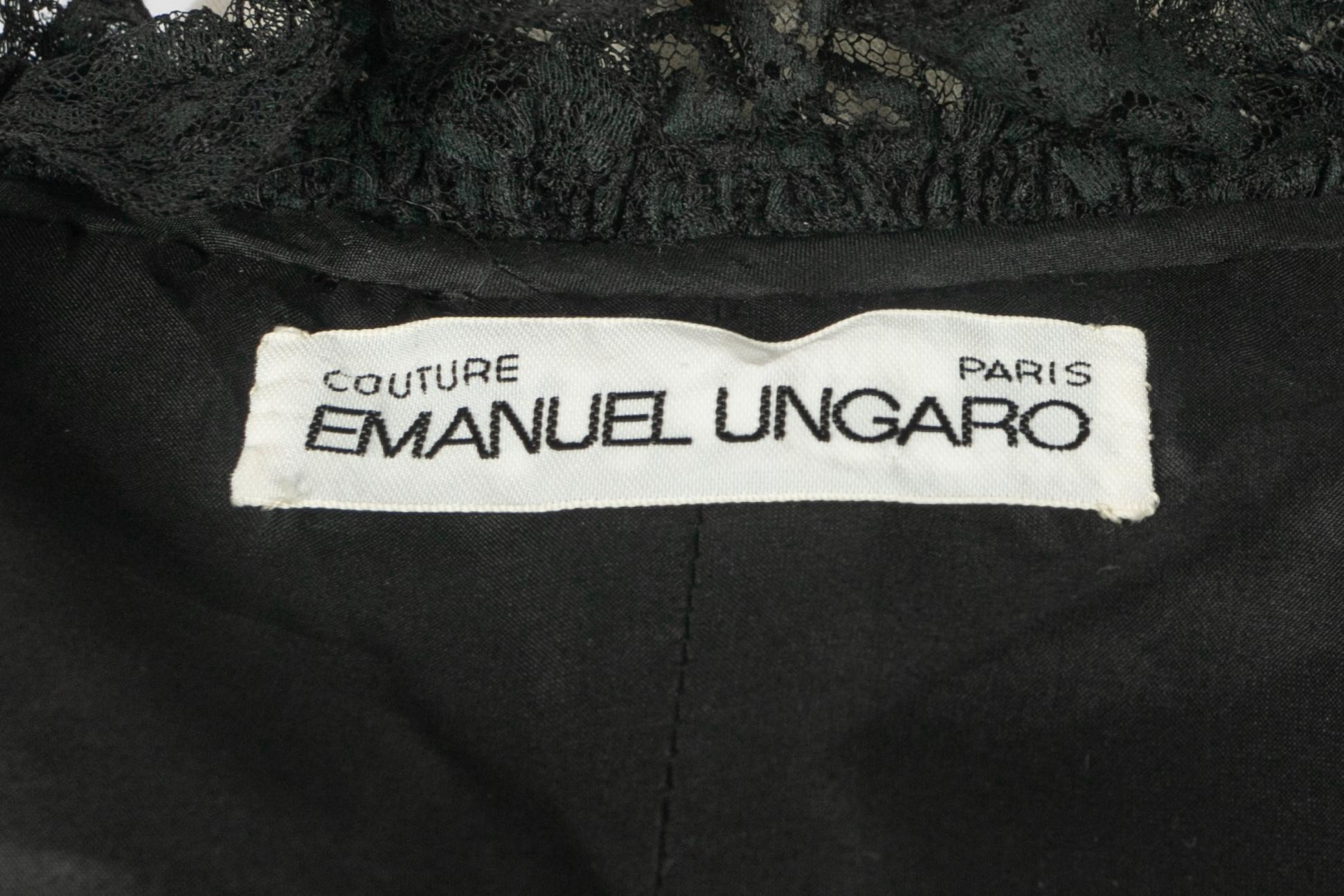 Emanuel Ungaro coat Haute Couture 1980 For Sale 6