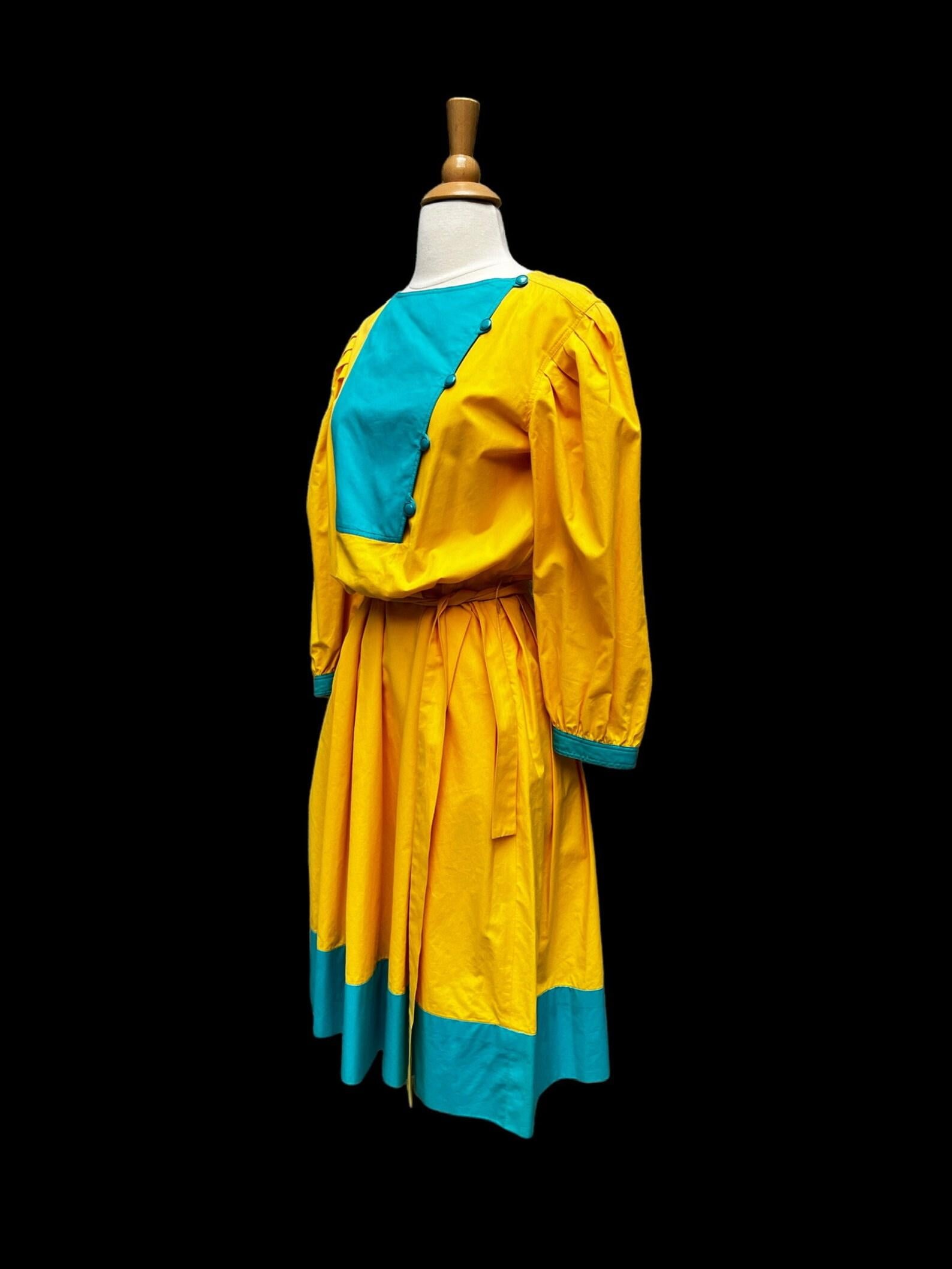Emanuel Ungaro Color Block Dress For Sale 1