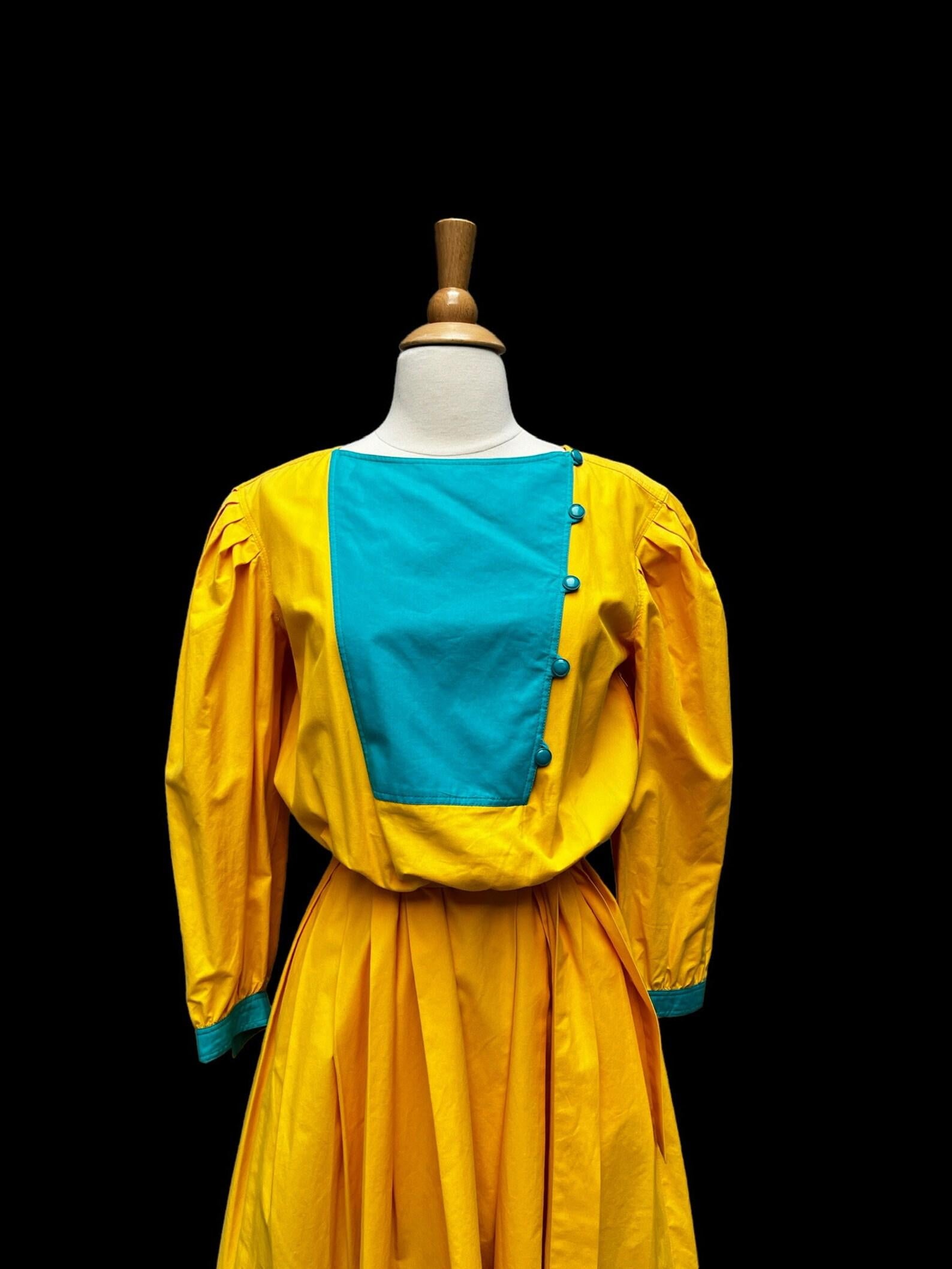 Emanuel Ungaro - Robe à empiècements de couleur en vente 1