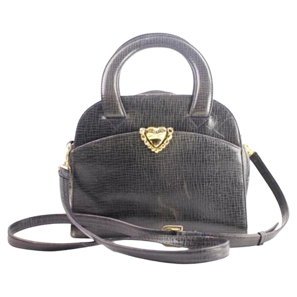 Emanuel Ungaro Crossbody 93mis104 Black Shoulder Bag For Sale